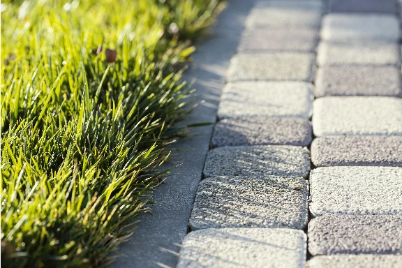 Clean paved outdoor area after professional weed treatment